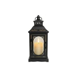 Estilo Home Dekorační lucerna ROSEHILL 27, 5 cm černá 5905623254685 obraz