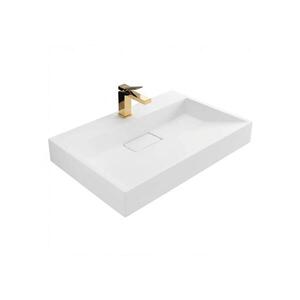 REA-U8902 - Umyvadlo na desku GOYA 46x70 cm konglomerát/matná bílá REA-U8902 obraz