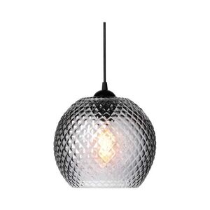 Halo Design 718443 - Lustr na lanku NOBB 1xE27/40W/230V pr. 22 cm kouřová šedá 718443 obraz