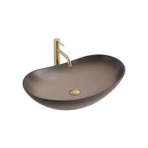 REA-U0626 - Umyvadlo na desku ROYAL 36x62 cm keramika/hnědá REA-U0626 obraz