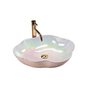 REA-U3309 - Umyvadlo na desku PEARL 38x50, 5 cm keramika/pestrobarevná REA-U3309 obraz
