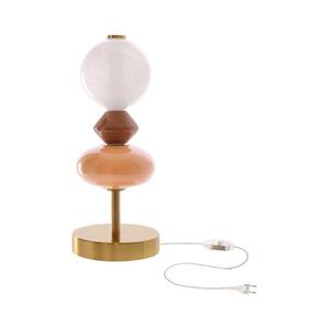 LED Stolní lampa FLORES LED/10W/230V zlatá/oranžová/hnědá 42-50717 obraz