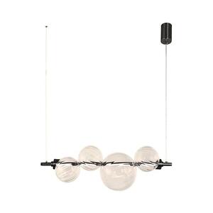 LED Lustr na lanku PLAYA LED/12W/230V černá 34-50502 obraz