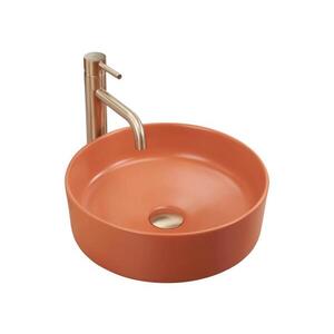 REA-U4566 - Umyvadlo na desku SAMI pr. 37 cm keramika/matná oranžová REA-U4566 obraz