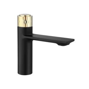 REA-B9987 - Umyvadlová baterie STORM 16, 5 cm černá/zlatá REA-B9987 obraz