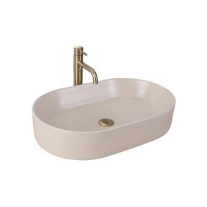 REA-U9661 - Umyvadlo na desku NADIA 38, 5x61 cm keramika/béžová REA-U9661 obraz