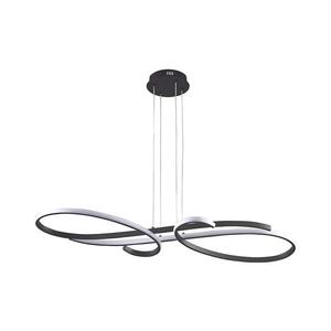 LED Lustr na lanku VIOLIN LED/40W/230V černá 338198 obraz