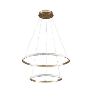 LED Lustr na lanku DIANA LED/44W/230V 4000K pr. 59 cm zlatá 337863 obraz