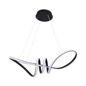 LED Lustr na lanku FLAVIA LED/44W/230V černá 331847 obraz
