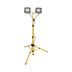 LED Reflektor se stojanem 2xLED/30W/230V 6500K IP65 žlutá 336088 obraz