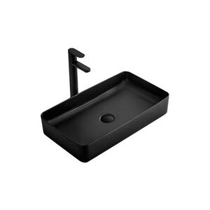 REA-U3690 - Umyvadlo na desku DENIS 35x61 cm keramika/matná černá REA-U3690 obraz