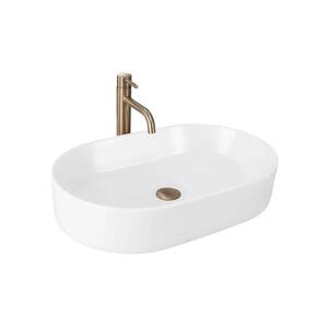 REA-U9657 - Umyvadlo na desku NADIA 38, 5x61 cm keramika/matná bílá REA-U9657 obraz