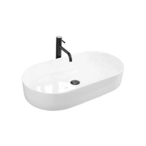 REA-U5801 - Umyvadlo na desku NADIA 38, 5x71 cm keramika/lesklá bílá REA-U5801 obraz