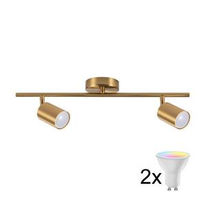 LED RGBW Stmívatelné bodové svítidlo GOLDIE 2xGU10/4, 8W/230V zlatá SA2135+2xAI2382 obraz