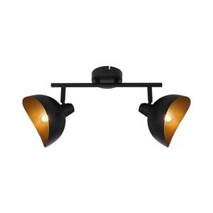 Brilliant - Bodové svítidlo LAYTON 2xE14/25W/230V černá/zlatá HK17332S86 obraz