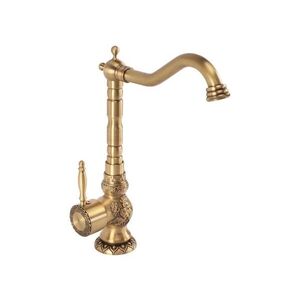 REA-B2500 - Umyvadlová baterie VENICE RETRO 32 cm broušená zlatá REA-B2500 obraz