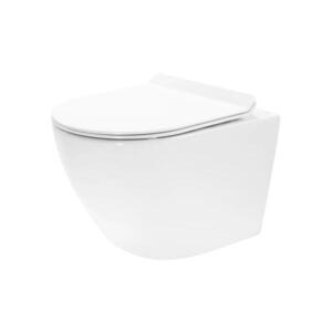 REA-C1400 - Závěsné WC s prkénkem CARTER RIMLESS keramika/bílá REA-C1400 obraz