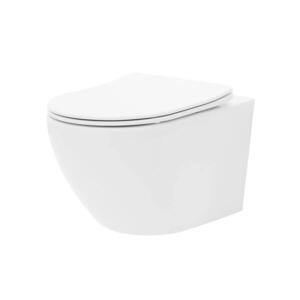 REA-C1259 - Závěsné WC s prkénkem CARLO MINI TORNADO RIMLESS keramika/lesk. bílá REA-C1259 obraz