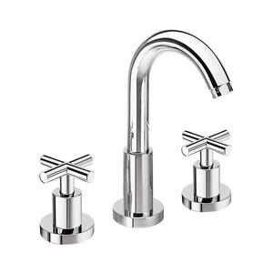 Sapho - Umyvadlová baterie 3-otvorová AXIA RETRO 23, 8 cm lesklý chrom 502/S obraz