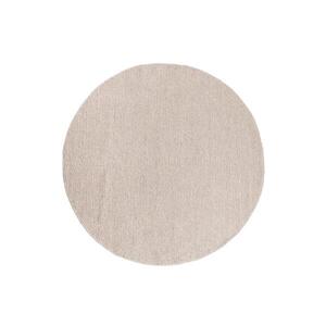 Multidecor Přírodní kulatý koberec FIR WOOL 160 cm 2600 g/m2 béžová 508771 obraz