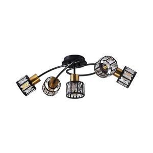 Přisazený lustr ZAHARA 5xE27/10W/230V černá 336804 obraz