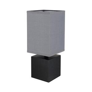 Globo 21628ALU - Stolní lampa VALENTINO 1xE27/7W/230V černá/antracit 21628ALU obraz