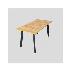 Femix Rozkládací jídelní stůl KERNO 150/190x80 cm dub craft/černá 8590828054641 obraz