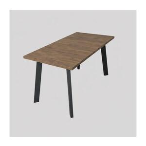 Femix Rozkládací jídelní stůl KERNO 150/190x80 cm dub lefkas/černá 8590828054672 obraz