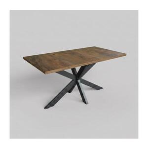 Femix Rozkládací jídelní stůl SAMLE 150/190x80 cm dub lefkas/černá 8590828054740 obraz