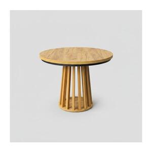 Femix Rozkládací jídelní stůl NEXUS 100/140x77 cm dub craft/černá 8590828054481 obraz