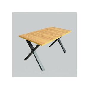 Femix Rozkládací jídelní stůl DOMO 150/190x80 cm dub craft/černá 8590828054573 obraz