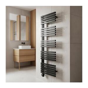 Vertaduro - Koupelnový radiátor s termostatem MICHELLE 600W 129x50 cm černá DCOC12900500MKF3-8402 obraz