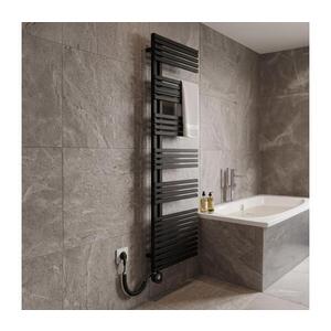 Vertaduro - Koupelnový radiátor s termostatem MICHELLE 900W 177x50 cm černá DCOC17700500MKF3-8402 obraz