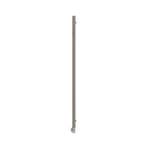 Vertaduro - Koupelnový radiátor s termostatem ERDA 400W 180x5 cm taupe DAKO18000050MKK8-8401 obraz