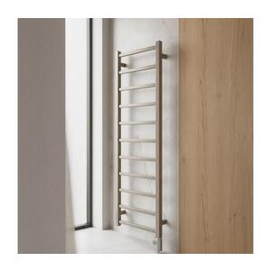 Vertaduro - Koupelnový radiátor s termostatem ZOE 400W 114x40 cm taupe DFRE11400400MKK8-8403 obraz