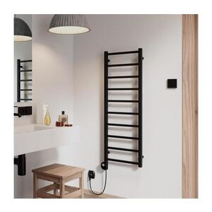 Vertaduro - Koupelnový radiátor s termostatem ZOE 400W 114x40 cm černá DFRE11400400MKF3-8403 obraz