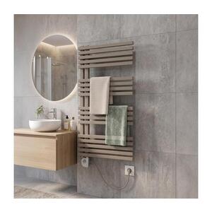 Vertaduro - Koupelnový radiátor s termostatem MICHELLE 600W 97x50 cm taupe DCOC09700500MKK8-8402 obraz