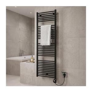 Vertaduro - Koupelnový radiátor s termostatem DENISE 600W 154x50 cm černá DGRE15350500MKF3-8404 obraz