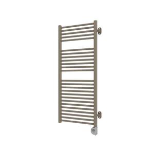 Vertaduro - Koupelnový radiátor s termostatem MEG 600W 118x50 cm taupe DGRP11750500MKK8-8405 obraz