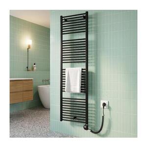 Vertaduro - Koupelnový radiátor s termostatem DENISE 800W 178x50 cm černá DGRE17750500MKF3-8404 obraz