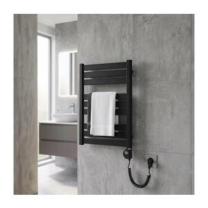 Vertaduro - Koupelnový radiátor s termostatem LUCY 400W 73x50 cm černá DMAS07250500MKF3-8407 obraz