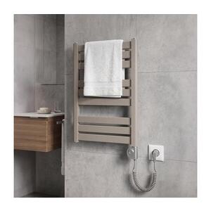 Vertaduro - Koupelnový radiátor s termostatem LUCY 400W 73x50 cm taupe DMAS07250500MKK8-8407 obraz