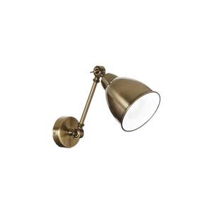 Ideal Lux - Nástěnná lampa NEWTON 1xE27/42W/230V bronzová 027876 obraz