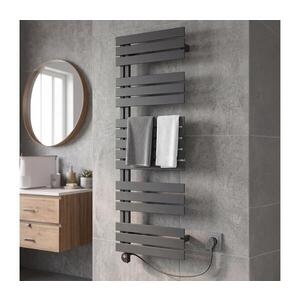 Vertaduro - Koupelnový radiátor s termostatem ZIVA 800W 177x50 cm antracit DTHE17700500MK61-8409 obraz