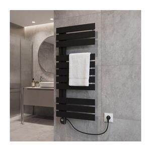 Vertaduro - Koupelnový radiátor s termostatem ZIVA 500W 109x50 cm černá DTHE10900500MKF3-8409 obraz