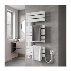 Vertaduro - Koupelnový radiátor s termostatem ZIVA 500W 109x50 cm bílá DTHE10900500MK01-8409 obraz