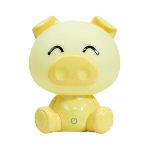 ONLI - LED Stm. dětská noční lampička PUPPIES LED/3W/230V 19 cm prasátko/žlutá 074/LG obraz