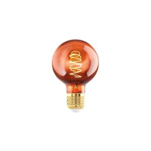Eglo Stmívatelná filamentová LED žárovka , E27, G60, 4W, 30lm, 2000K, teplá bílá, měděná 110198 obraz