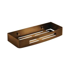 Gedy - Nástěnná police do sprchy SMART 30x12, 8 cm bronzová 241782 obraz