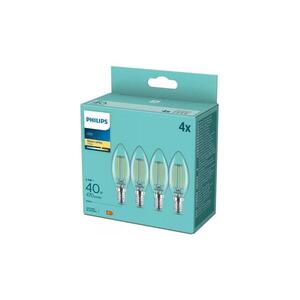 SADA 4x LED Žárovka VINTAGE Philips B35 14/4, 3W/230V 2700K 8718699696931 obraz